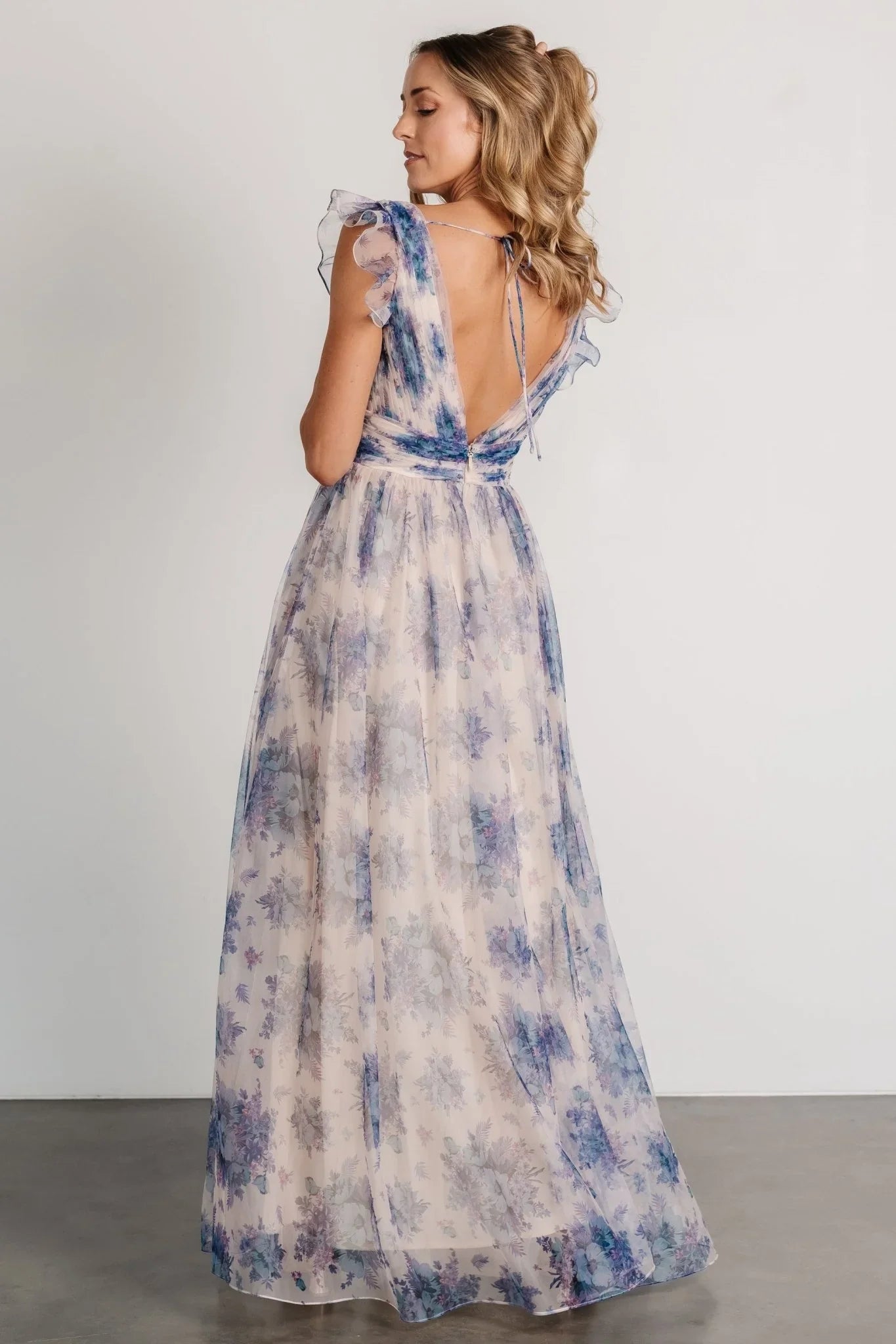 Dimitra Maxi Dress | Natural + Slate Floral